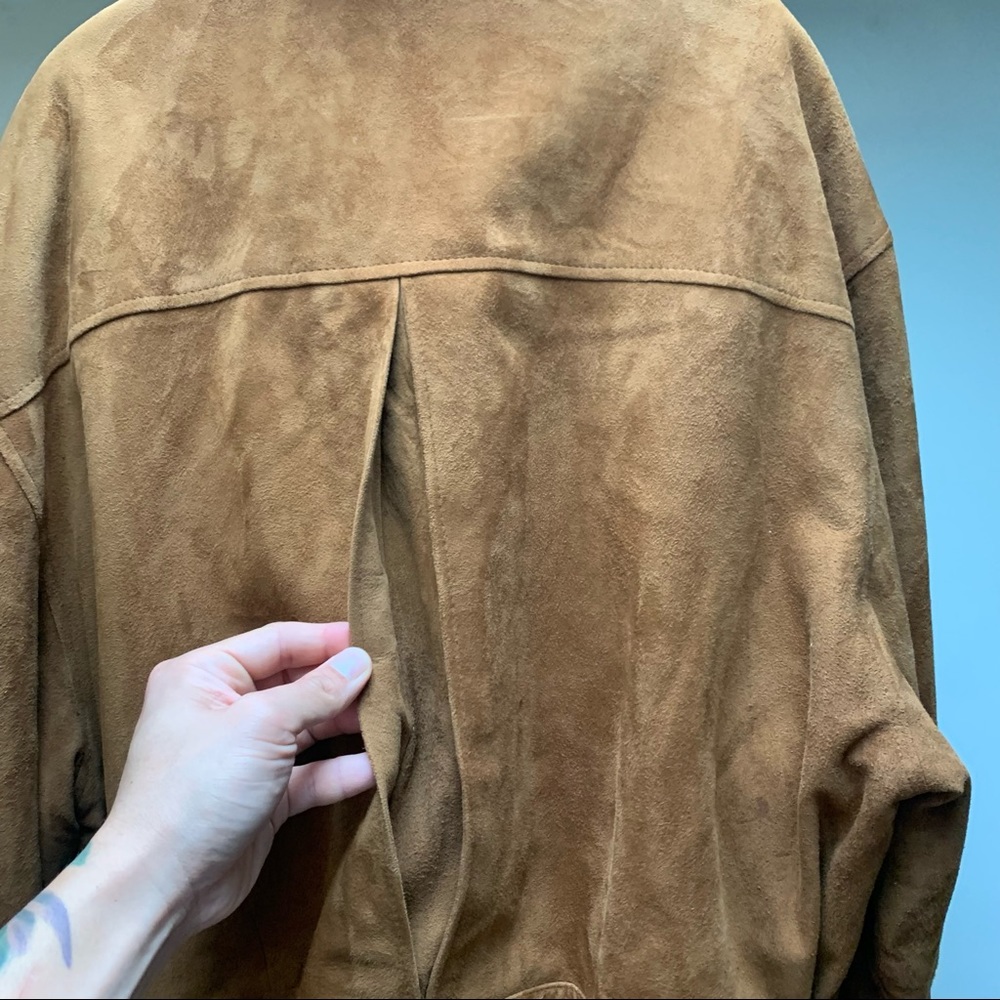 Genuine Leather Banana Republic Tan Brown Jacket | XL - Picture 12 of 16